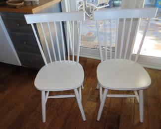 Two dining chairs