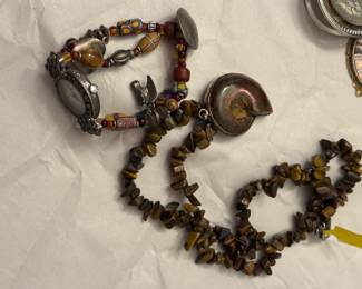 sterling silver necklace and bracelet 