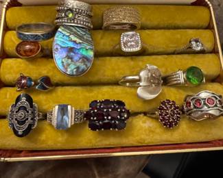 Sterling silver rings