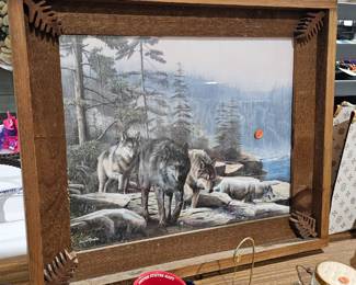 FRAMED RUSTIC PICTURE