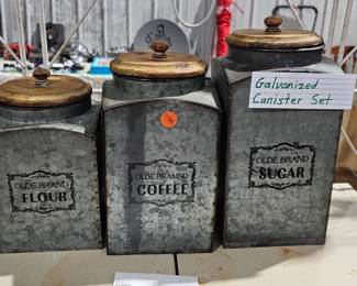 METAL CANISTER SET