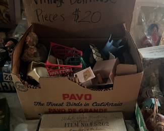 Vintage Dollhouse furniture lot