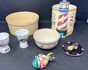 Lot 59  Mixed Ceramic Kitchenware and Decorative Items Lot