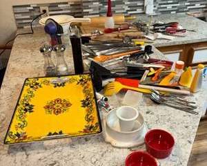 Lot 43  Huge Kitchen Lot  Cookware, Utensils, Baking Supplies, Storage, Gadgets  More