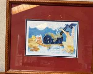 Lot 25  Rie Munoz Steam Bath, Aniak Limited Edition Print, Signed  Framed