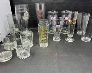 Lot 84  Vintage Beer Glasses and Mugs Collection