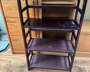 Lot 111  Wooden 4Tier Shelf Unit