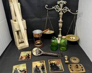 Lot 142  Antique Decorative Assortment  Mixed EuropeanInspired Dcor  Objects