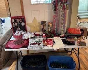 Lot 71  Christmas Holiday Decor and Accessories Lot