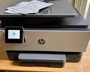 Lot 104  HP OfficeJet Pro 9015 AllinOne Printer with Manuals