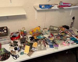 Lot 169  Craft and Sewing Supplies Lot