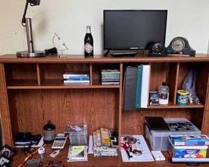 Lot 117  Vintage CocaCola 12 oz Glass Bottle and Assorted Office Supplies Auction Lot