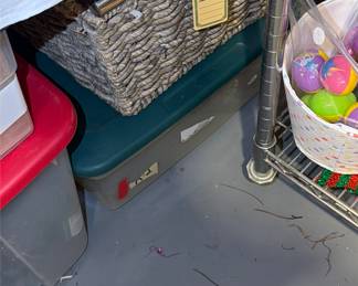 Items Located In The Un-Finished Area Of The Lower Level 