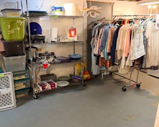 Items Located In The Un-Finished Area Of The Lower Level 