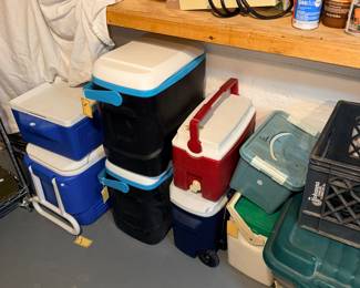 Items Located In The Un-Finished Area Of The Lower Level 