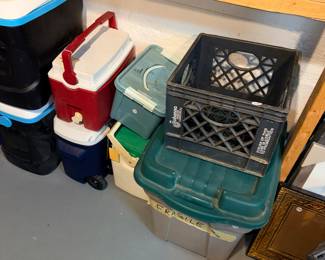 Items Located In The Un-Finished Area Of The Lower Level 