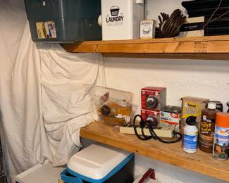 Items Located In The Un-Finished Area Of The Lower Level 