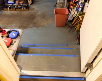Steps Leading To The Garage ~ Please Be Careful!