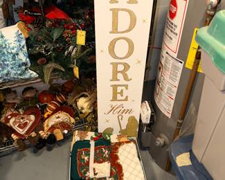 Items Located In The Un-Finished Area Of The Lower Level 