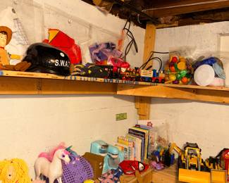 Items Located In The Un-Finished Area Of The Lower Level 