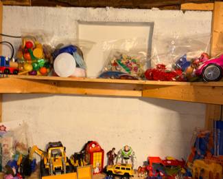 Items Located In The Un-Finished Area Of The Lower Level 