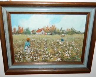 Alabama Painter Judy Hartsfield of Pickers in Field