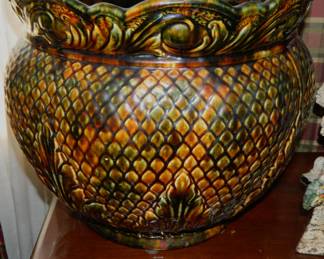 Large Majolica Jardiniere
