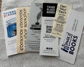 Six Bookmarks From Seattle Area Bookstores