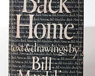 Hardback Copy Of "Back Home" (1947) By Bill Maudlin