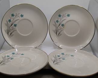 Four Vintage Saucers: SCIO China