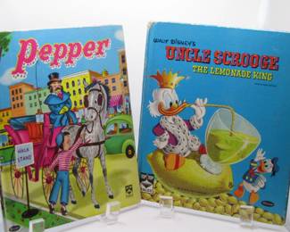 Two Vintage Children's Books: Uncle Scrooge And Pepper