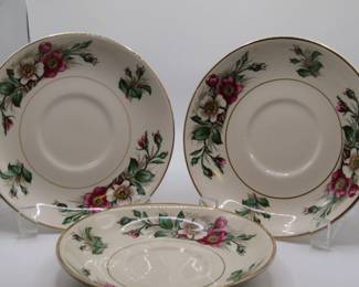 Three Vintage Saucers: Montana