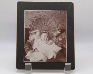 Sepia-Toned Baby Photo