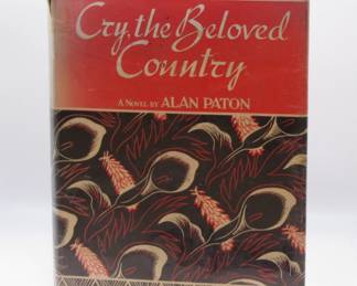 "Cry The Beloved Country" Hardback With Dust Jacket (1948)