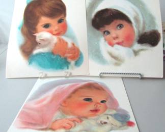 Pastel portraits of the Northern Tissue girls