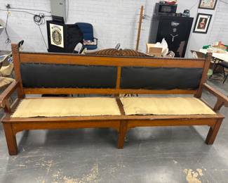 Antique Railroad Bench