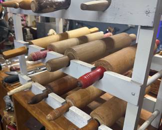 Assorted Vintage Wooden Rolling Pins