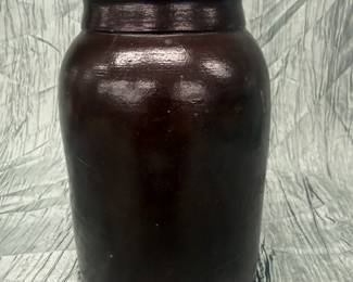 Brown Stoneware Crock