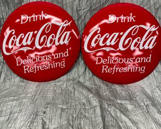 Coca-Cola Round Advertisement Signs 