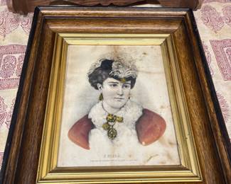 "Emma" Print and Frame