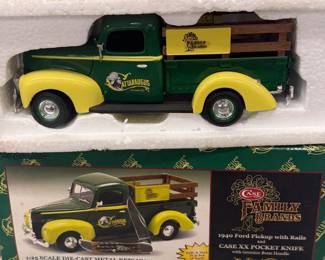 Family Brands Die-Cast Ford Pickup with Case XX Pocket Knife