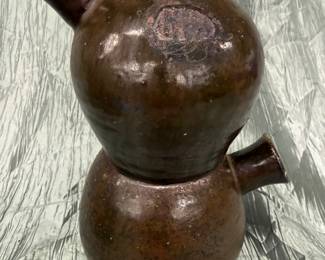 Double Chamber Monkey Jug