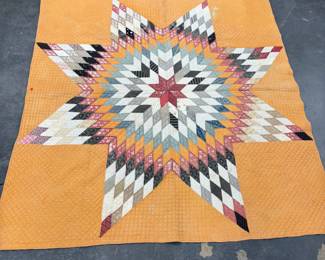 Vintage Lone Star Quilt