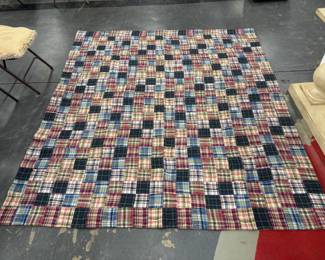 Plaid Patchwork Quilt