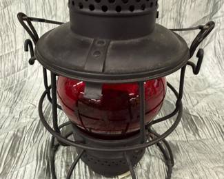Antique Adlake Railroad Train Kero Lantern
