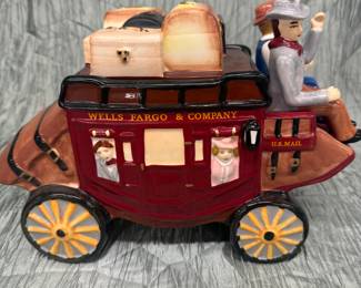 Wells Fargo & Company Stagecoach Cookie Jar