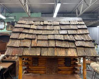 Handmade Wood Log Cabin