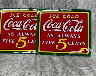 Coca-Cola Advertisement Signs