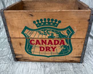 Wooden Canada Dry Crate