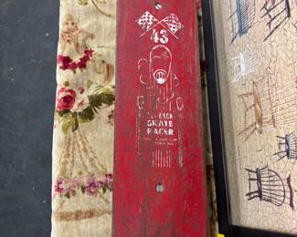 Vintage Wooden Fli-Back Skateboard